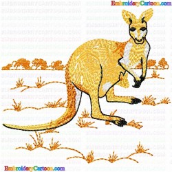 Kangaroo 4 Embroidery Design