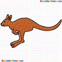 Kangaroo 5 Embroidery Design