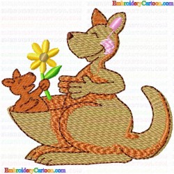 Kangaroo 6 Embroidery Design