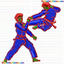 Karate 24 Embroidery Design