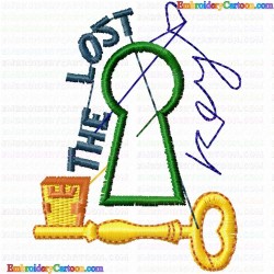 Keys 15 Embroidery Design