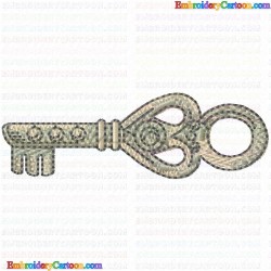 Keys 20 Embroidery Design