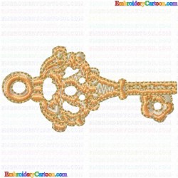 Keys 22 Embroidery Design