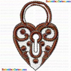 Keys 24 Embroidery Design