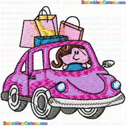 Kids Cars 23 Embroidery Design