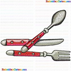 Kitchen and Tools Equipment 108 Embroidery Design