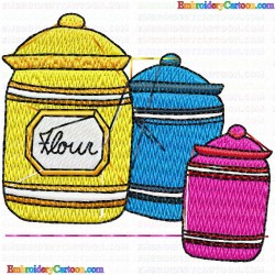 Kitchen and Tools Equipment 32 Embroidery Design