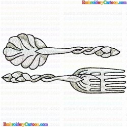 Kitchen and Tools Equipment 43 Embroidery Design