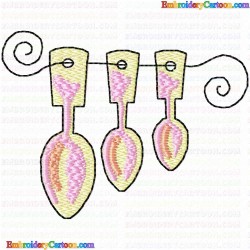 Kitchen and Tools Equipment 70 Embroidery Design