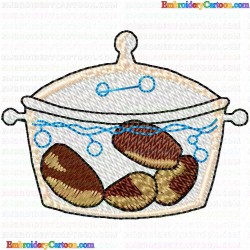 Kitchen and Tools Equipment 76 Embroidery Design