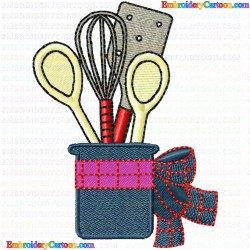 Kitchen and Tools Equipment 7 Embroidery Design