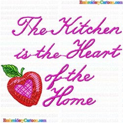 Kitchen and Tools Equipment 93 Embroidery Design