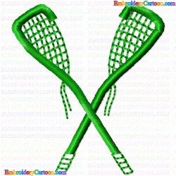 Lacrosse 7 Embroidery Design