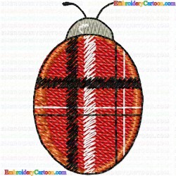 Lady Bugs 10 Embroidery Design