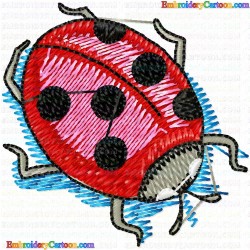 Lady Bugs 12 Embroidery Design