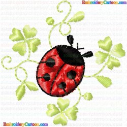 Lady Bugs 6 Embroidery Design