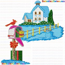 Landscapes 14 Embroidery Design