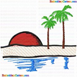 Landscapes 28 Embroidery Design