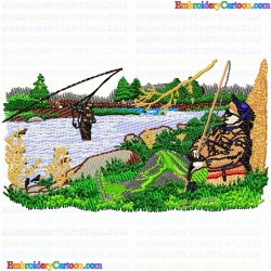 Landscapes 30 Embroidery Design