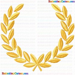 Laurels 5 Embroidery Design