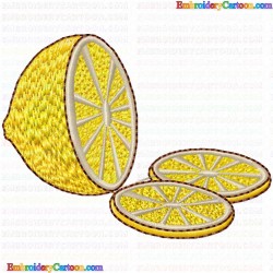 Lemons 19 Embroidery Design