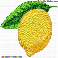 Lemons 22 Embroidery Design