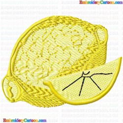 Lemons 26 Embroidery Design