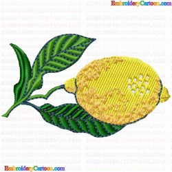 Lemons 31 Embroidery Design