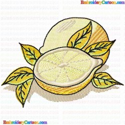 Lemons 33 Embroidery Design