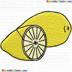 Lemons 35 Embroidery Design