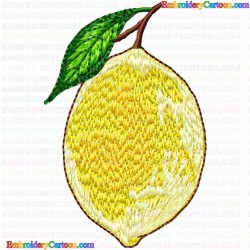 Lemons 7 Embroidery Design