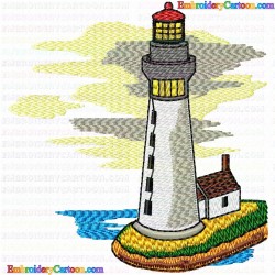 Lighthouse 11 Embroidery Design