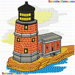 Lighthouse 14 Embroidery Design