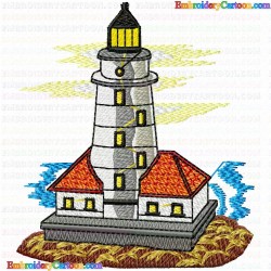 Lighthouse 26 Embroidery Design