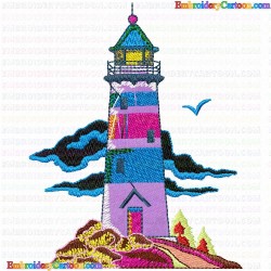 Lighthouse 29 Embroidery Design