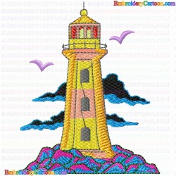 Lighthouse 31 Embroidery Design