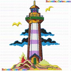 Lighthouse 42 Embroidery Design