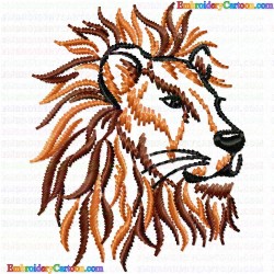 Lion 11 Embroidery Design