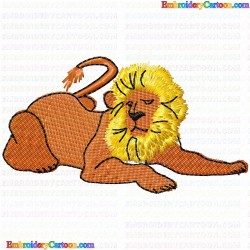 Lion 15 Embroidery Design