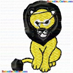 Lion 24 Embroidery Design