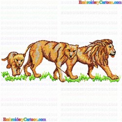 Lion 26 Embroidery Design