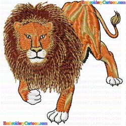 Lion 27 Embroidery Design