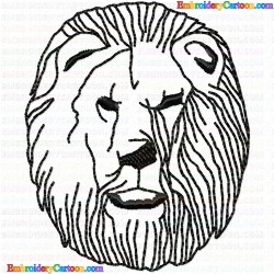 Lion 28 Embroidery Design