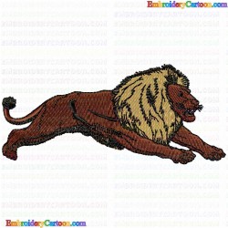 Lion 30 Embroidery Design