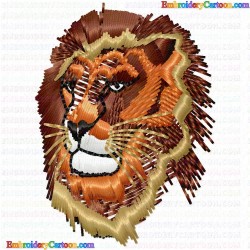 Lion 33 Embroidery Design