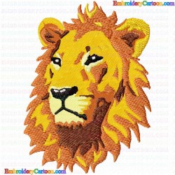 Lion 38 Embroidery Design