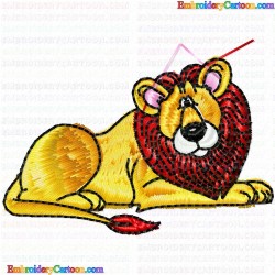 Lion 3 Embroidery Design