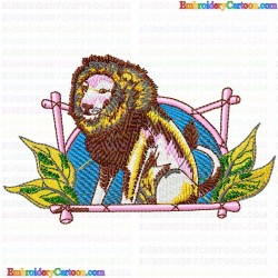 Lion 45 Embroidery Design