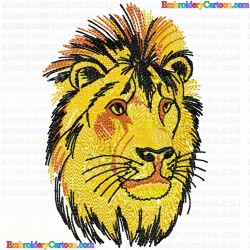 Lion 4 Embroidery Design