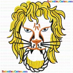 Lion 7 Embroidery Design